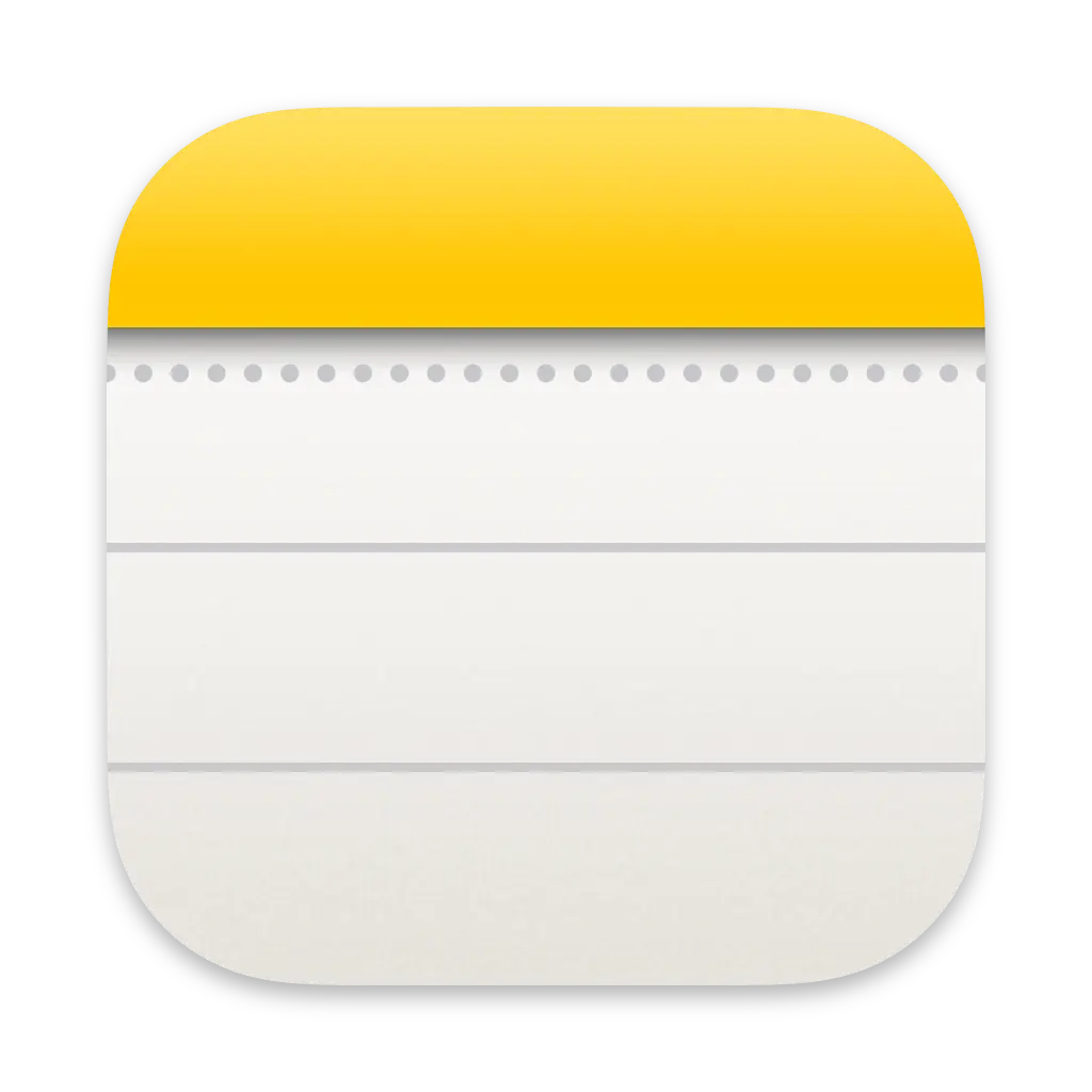 Apple Notes integration icon